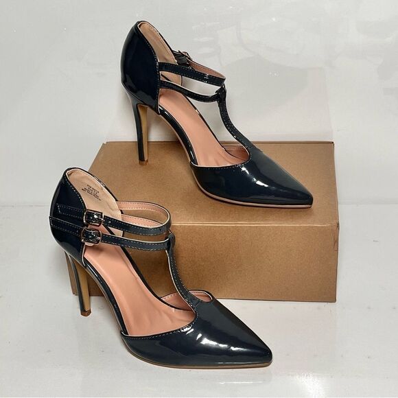 Journee Collection Tru T Strap Stiletto Pumps - Picture 5 of 7